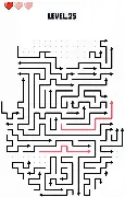 Arrow Escape Puzzle gameplay board with arrows and blocked routes